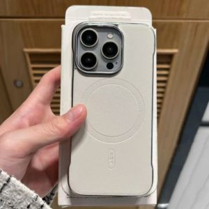 Magsafe Magnetic Skin Phone Case for Apple 16Promax 15 17P 14Pro Ultra Thin Plated Anti-Fall Protection Cover Eco-Friendly