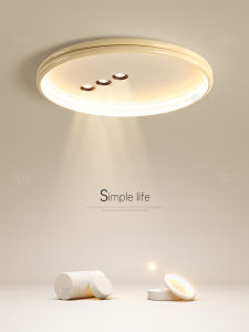 Minimalist Modern No Main Creamy Style LED Ceiling Light