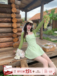Cherry Print Sweet Style Dress