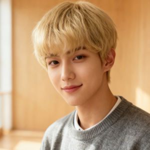 TEMU cross-border foreign trade Korean mens air bangs short straight hair fluffy high temperature silk full head cover wig supply is stable