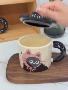 Cute Cat Birthday Gift Mug Premium Ceramic office girl water cup souvenir birthday gift Christmas Gift Cute Cat design ceramic mug