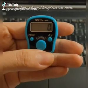 Máy đếm mini đọc kinh Led có đèn/ số điện tử-video-(Freewalker-Ring)