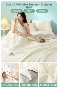 Nanjiren | Soybean Fiber Summer Thin Blanket Single Bed Washable