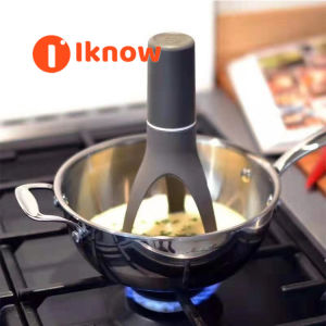 I know Stirr - The Unique Automatic Pan Stirrer - Longer Nylon Legs Grey