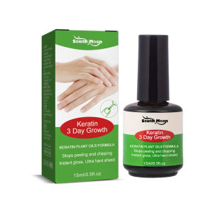 South Moon Keratin Nail Treatment Growth Formula Protein Cuticle Oil Nail Strengthener Repair Serum Liquid Nail Stops Peeling and Chipping Nail Strengthener Repair Nail Repair Solution