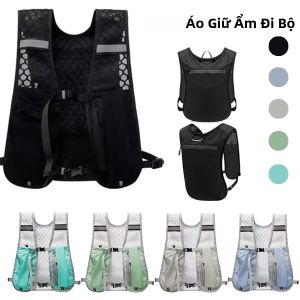 Ba Lô Chạy Bộ Nhẹ Có Túi Đựng Điện Thoại Dành Cho Nam - Túi Đeo Ngực Đựng Nước Cho Đi Bộ Đường Dài Đạp Xe Marathon