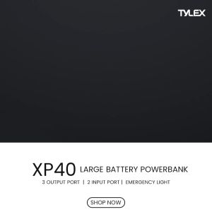 TYLEX XP40 40000mAh PD Powerbank 2 Inputs Type-C/Micro USB 2.0A 3 Outputs 30V with LED Display Tylex Power Bank Trx40 Motherboard - Lazada