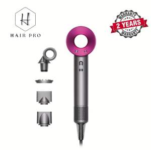 Hair Pro 🇲🇾 HD15 Hair Dryer with Flyaway smoother (Iron/Fuchsia)