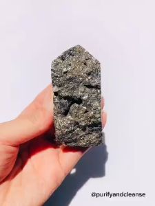 Đá Trụ Vàng Găm 7.3cm  Raw Pyrite Phong Thủy Thiền Định Trang Trí Nhà Cửa  Tarot Reiki Meditation - Purify & Cleanse