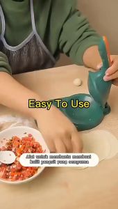 Alat Press Cetakan Kulit Pangsit Pastel Manual Alat Penekan Pembentuk Lembaran Adonan Dimsum Siomay Dumpling Suikiaw Gyoza