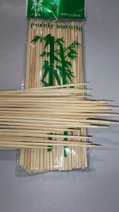 Bamboo Sticks for Barbecue/100 Pcs Bamboo Skewers/100 Pcs Wooden BBQ Grill Skewers/100 Pcs Natural Bamboo Skewers Sticks