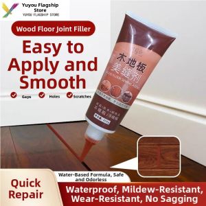 YUYOU | Wood-colored Seam Filler Moisture Resistant Anti-mildew Wood Floor Joint Repair