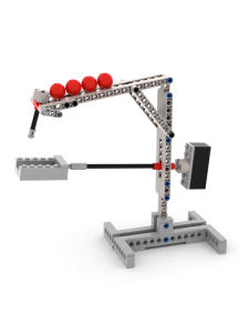 Mô Hình Máy Móc Giáo Dục Lắp Ráp Đồ Chơi Robot Bánh Xe Công Cụ Kỹ Thuật Số Máy Nước Không Cần Động Cơ Nước