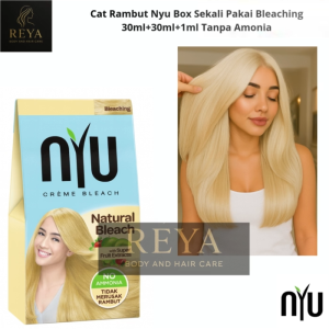 REYA NYU Creme Hair Colour Pewarna Rambut Alami Ekstrak Buah Tanpa Ammonia Warna Tahan Lama