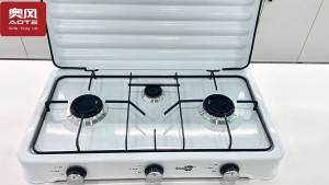 Kompor Portable 3 Tungku Stainless Portable Praktis Ringan dan Hemat Gas