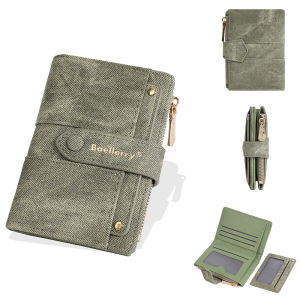 High Quality New Short Womens Wallet Classic Zipper Card Holder Female Purse with Coin Pocket Women Photo Holder Carteria