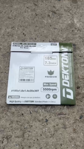 LƯỠI CẮT HỢP KIM ĐA NĂNG 185MM DEKTON DK-SB18536T CHÍNH HÃNG