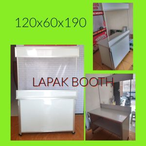 PRE ORDER Meja Lipat Gerobak Lipat Booth Portable Bisa Dilipat POLOS