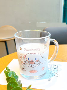 Birthday Gift Girls Cup Cute Water Glass Milk Cup with Handle Scale Good-looking Creative Gift Melody