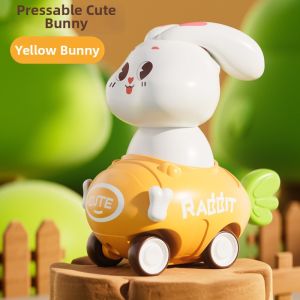 BABYSHOME | Press Operated Cute Bunny Design Toy Car