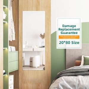 Full-body Dressing Mirror Self-adhesive For Home Or Dorm Use