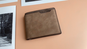MENSPE Retro Wallet Mens Simple Short Wallet PU Matte Business Wallets Multi-Card Position Wallets Travel Purses Coin Pouch ID Credit Cards Holders