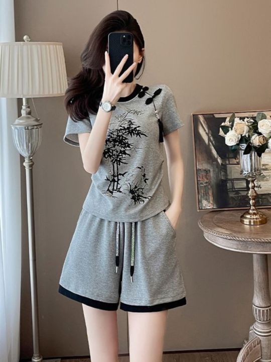 Cotton%20Traditional%20Chinese%20Style%20Fashion%20Two-Piece%20Set%20-%20Image%202