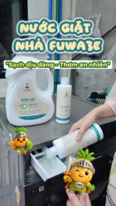 NƯỚC GIẶT SINH HỌC FUWA3E CAN 3.5L HƯƠNG CAM - SẠCH SÂU LÀNH TÍNH THƠM MÁT SIÊU TIẾT KIỆM