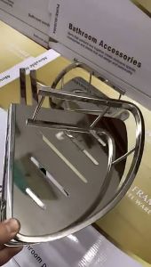304 Stainless Steel Corner Rack Basket Rack Corner Shelf