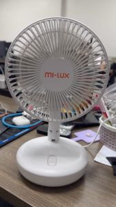 Quạt Tích Điện Để Bàn A2 Plus Quạt mini Mi-lux A2 Plus Động cơ mạnh 8W pin 2400mah