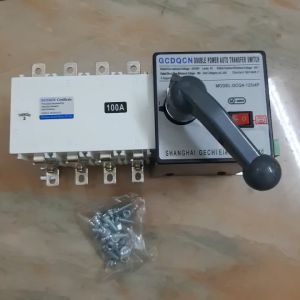 Bộ chuyển nguồn ats 3 pha 100A 380v GCDGCN chuyển đổi hai nguồn điện tự động
