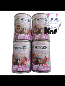 makanan kucing kaleng basah markotops mother & kitten rasa tuna & chicken