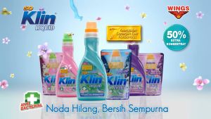 SO KLIN Liquid (Deterjen Cair Konsentrat) GROSIR KARTON isi 140 Sachet 40 ml - Soklin Detergent