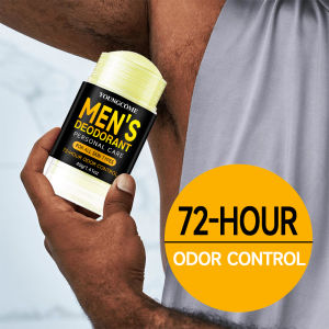 Men Sandalwood Deodorant Stick Anti Sweating Keep Drying Lasting Fragrance Remove Armpit Odor Underarm Refresh Sticks Refresh