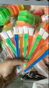 2 buah Kuas kue loyang / kuas Nylon / kuas bulu plastik / kuas serbaguna