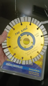 Lưỡi Cắt Kim Cương THE KING (150mm) Cắt đá hoá gạch Lưỡi Răng Khía - Cắt Khô và Cắt Ướt