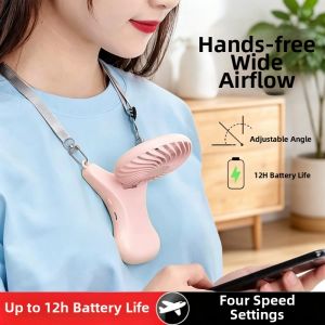 YIZHIBING | Portable Silent Mini Neck Fan for Children and Students