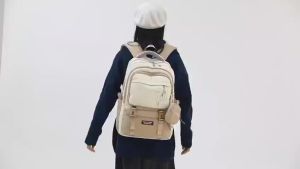 Backpack Anak Perempuan Sporty Korea Style Warna-Warni - Tas Sekolah Ukuran Besar