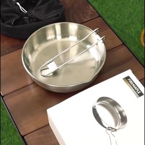 Wajan Lipat Camping Firemaple Antarcti Stainless Steel Frypan 8"