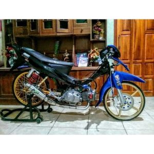 knalpot jrm sarangan setengah terlaris all bebek knalpot racing revo blade supra karisma c70  Jupiter vega