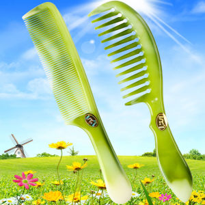 Plastic Hair Comb Womens Stylish Comb Family Use Durable Hairbrush Sharp Tail Comb Non-Breakable Hairdressing Comb
