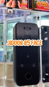 SebO JIDOOR B5 FACE DIGITAL DOOR LOCK สมาร์ทดิจิตอลล็อคพร้อมสั่งเปิดด้วยใบหน้า นิ้ว การ์ด รหัส กุญแจ แอพไวไฟ สำหรับประตูกระจกเปลือย