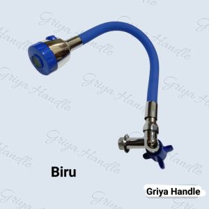 KRAN ANGSA KARET STAR CLASIC WARNA BIRU HITAM KRAN ANGSA FLEXIBLE CUCI PIRING/KERAN AIR FLEKSIBEL/KRAN Angsa CUCI PIRING