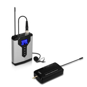 Bộ Micro Không Dây UHF Với Bộ Phát Tín Hiệu Đeo Thân - Micro Tụ Điện Dành Cho Biểu Diễn Sân Khấu