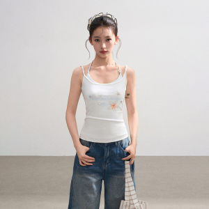 BAIDAIFEI | Halter Neck Sleeveless Camisole Summer Vest