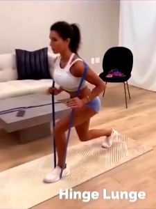 TrailTop Resistance Bands Alat Fitness Olahraga Gym Alat Yoga Fitness 4 Warna