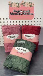 HANDUK DEWASA 5 PCS 70 X 140 CM MICROFIBER