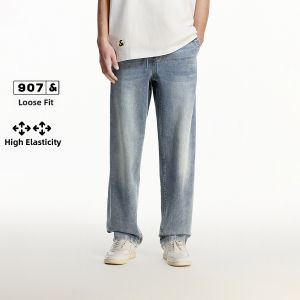 Jack Jones | Elastic Drawstring Loose Straight Jeans Men