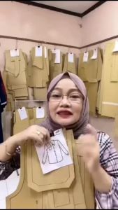 【COD】Pola Kemeja Pria Lengan Panjang Dewasa | Pola Baju Kemeja Pria | Pola Instan | Pola Jiplak | Pola Jahitan Lengkap Firdaus Busana