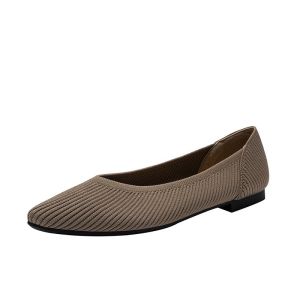 Flat Shoes Women Japanese Princess Shoes Summer New Style Pointed Toe Flat Womens Shoes Anti-slip Wear-resistant Large Size Womens Shoes [A8]